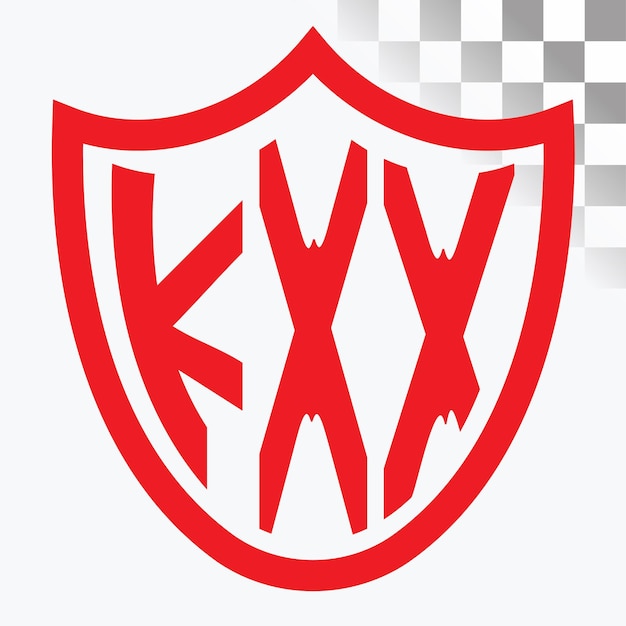 Vector kxx letter logo design