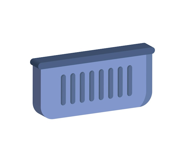 Vector laundry basket