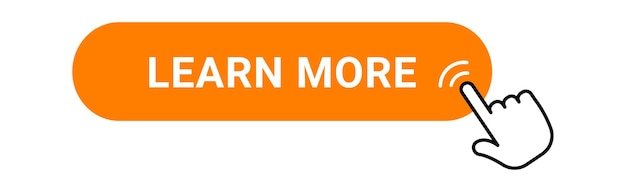 Vector learn more click button web design element vector illustration