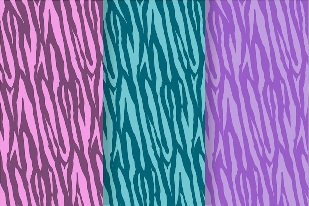 Vector leopard pattern colorful