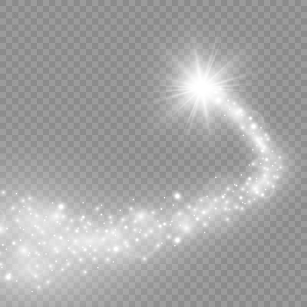 Vector light flash special effect. illustration.