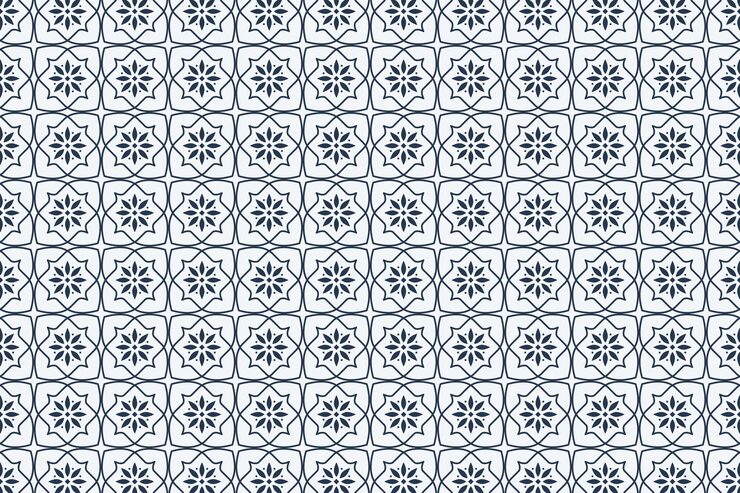 Line and arabic pattern