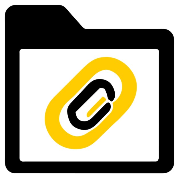 Vector links folder icon