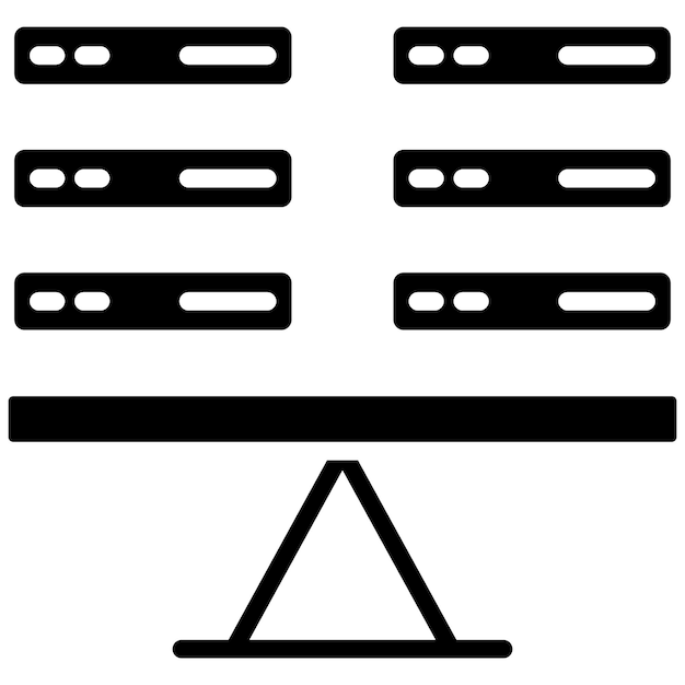 Vector load balancing vector illustration style