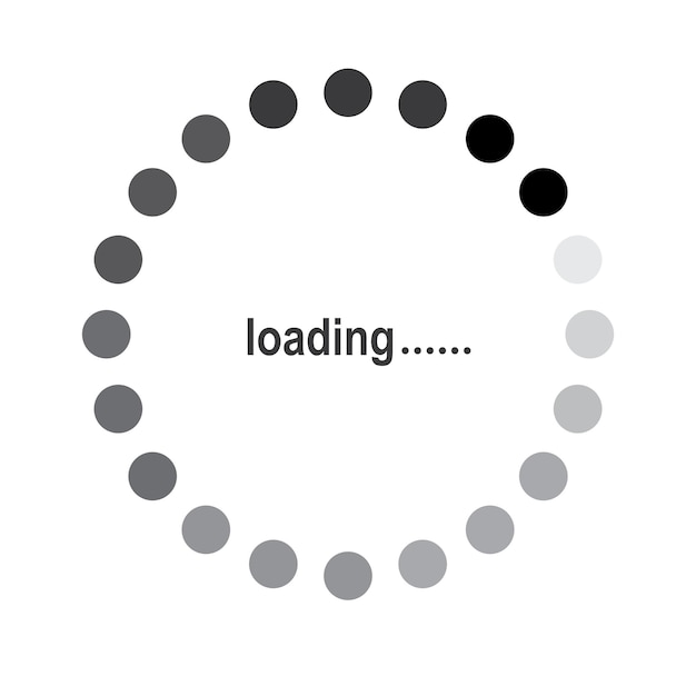 Vector loading icon vector illustration symbol design