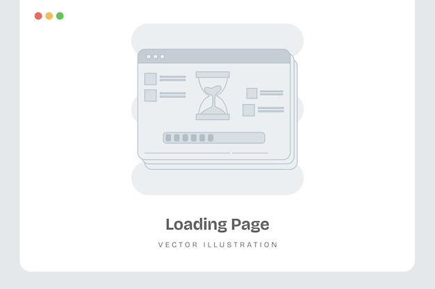 Vector loading page