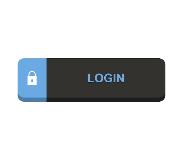 Vector login button