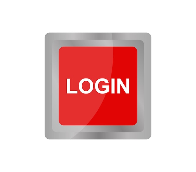 Vector login button