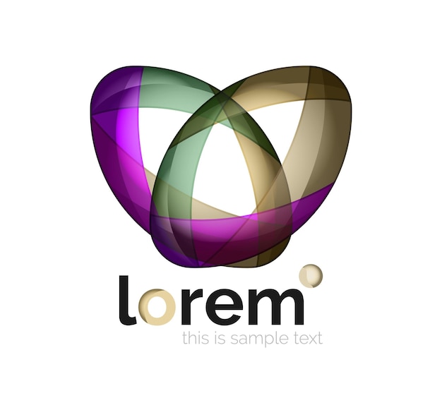 Vector logo abstract geometric icon