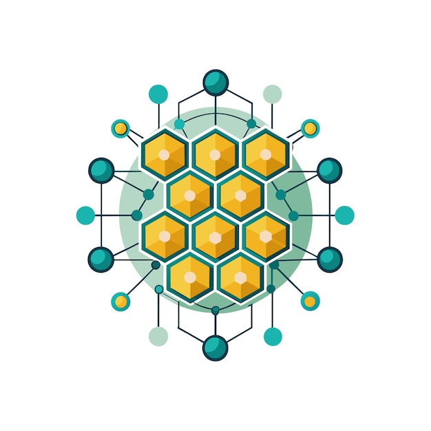 Vector logo design for technology company vector illustration