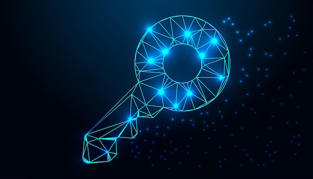 Vector low poly key design minimalist 3d modeling for stylish and efficient game assets