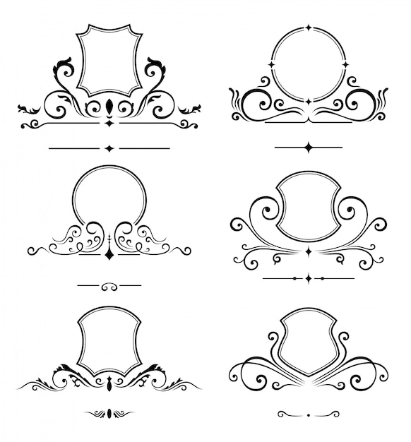 Vector luxury logo template. monogram identity for restaurant