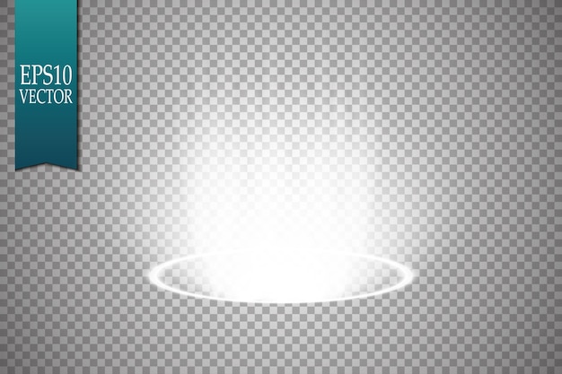 magic fantasy portal on transparent background