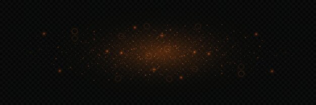 Vector magic sparkling light sparkling dust and bokeh