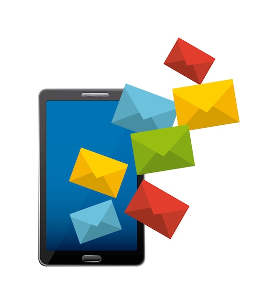 Vector mail marketing design 