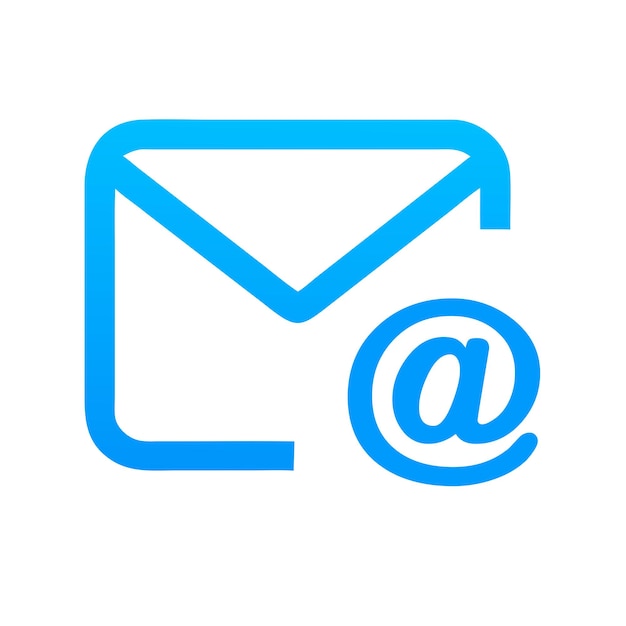 Vector mail message envelope communication email letter inbox send contact icon vector