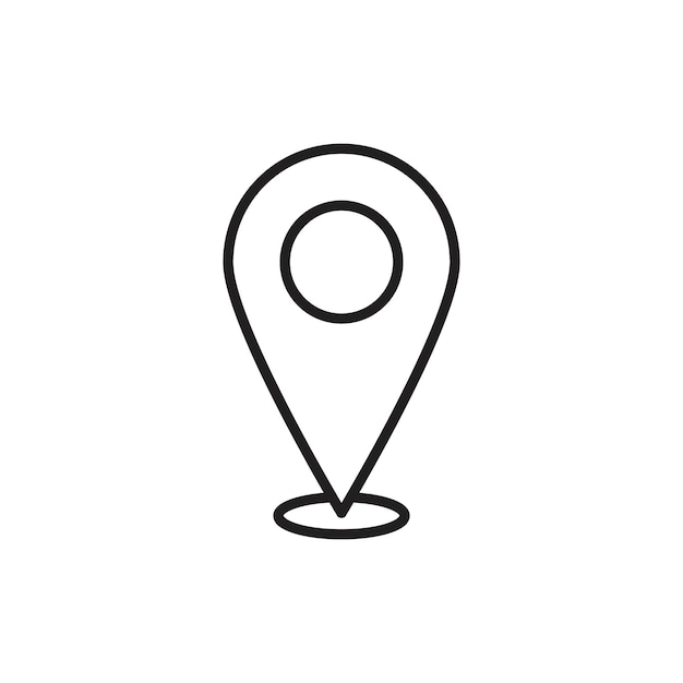 Vector map pin icon flat fill set collection