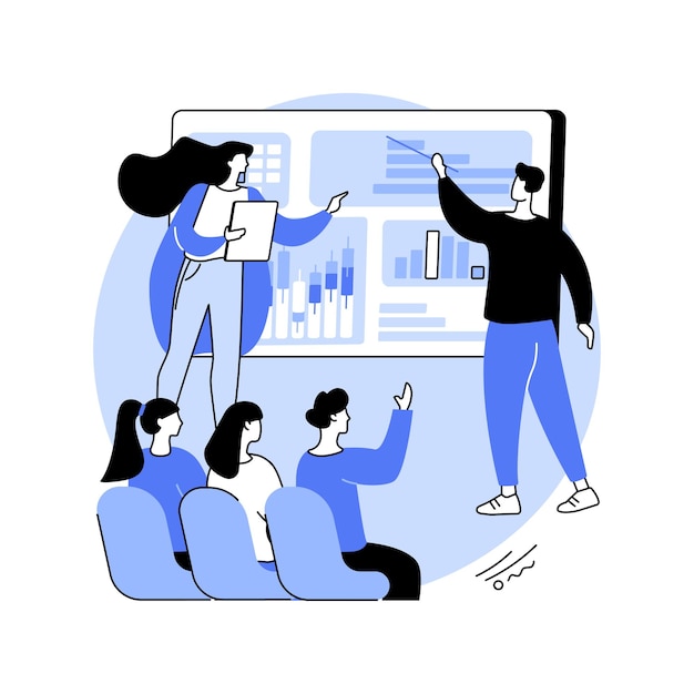 Vector marketing management isolated cartoon vector illustrations