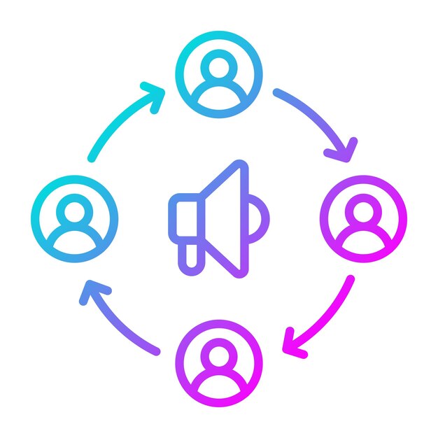 Vector marketing team vector illustration style