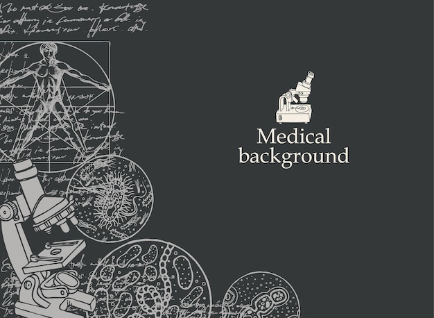 Vector medical background