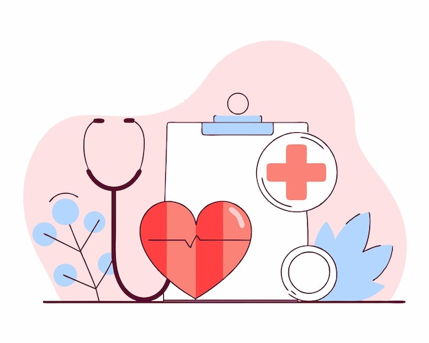 Vector medical healthcare illustration