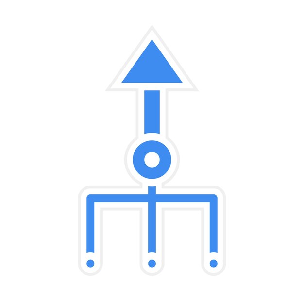 Vector merge icon vector image can be used for railway