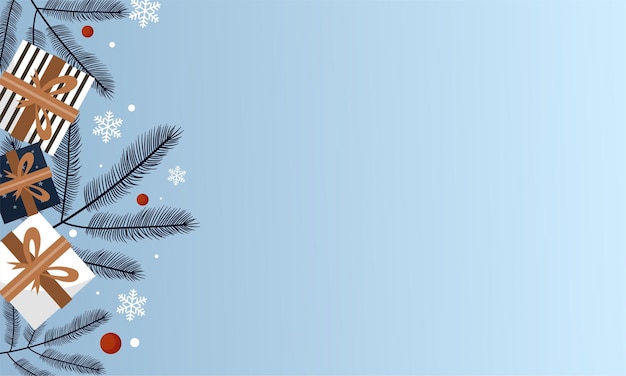 Vector merry christmas illustration vector