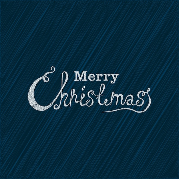 merry christmas vector text calligraphic lettering design