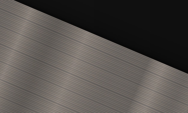 Vector metallic diagonal on black background