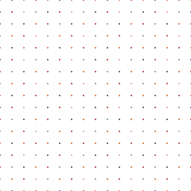 Vector minimalist dotted grid seamless pattern