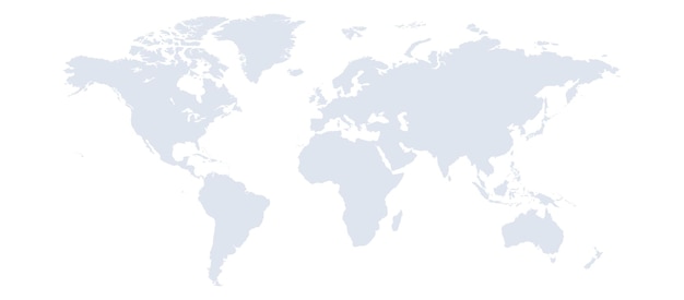 Vector minimalist flat world map