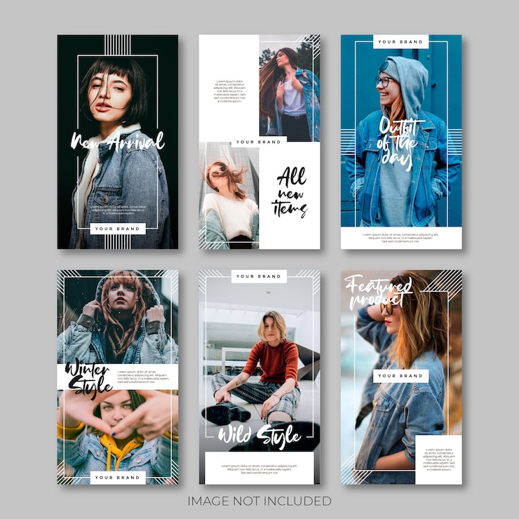 Vector minimalist social media sale post template