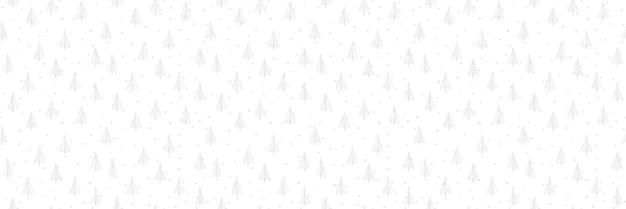 Vector minimalistic winter background seamless pattern christmas trees light gray vector background
