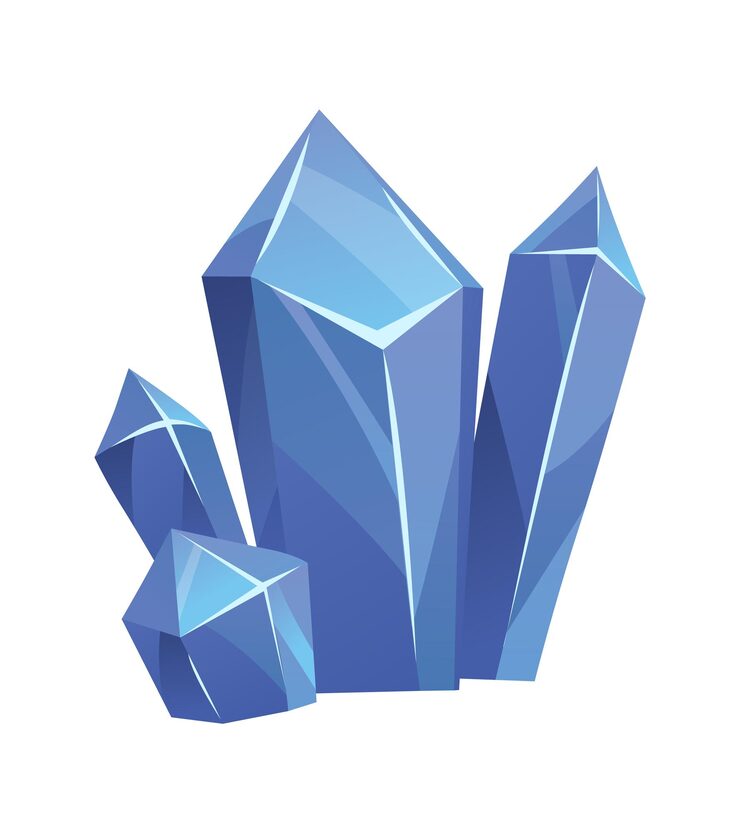 Mining element game mining props icon assets item in cartoon style object for ui or level design