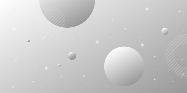 Vector modern abstract background with gray white gradation elements with the theme of digital technology.