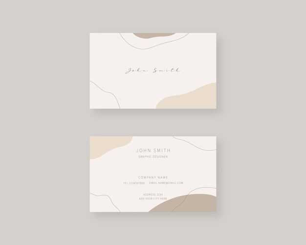 Vector modern business cards template