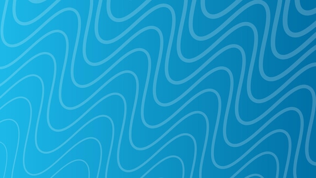 Vector modern colorful gradient background with wave lines