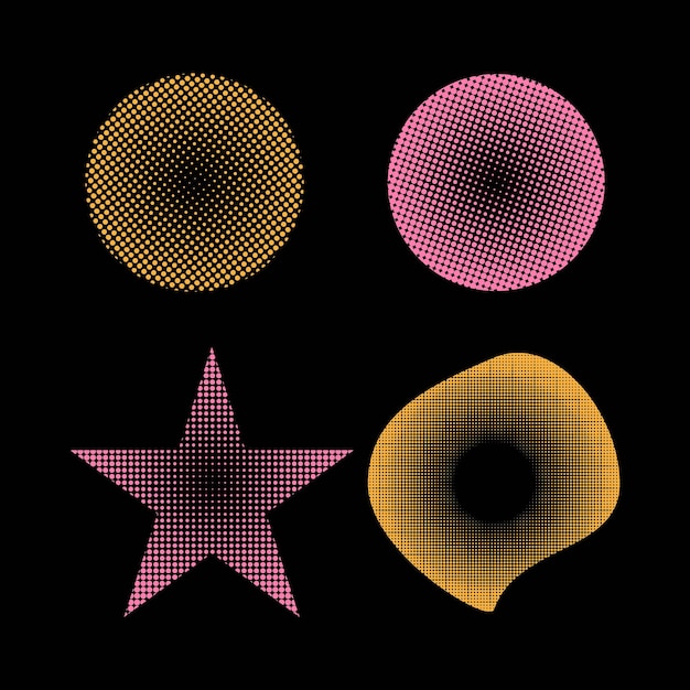 Vector modern elegant halftone background