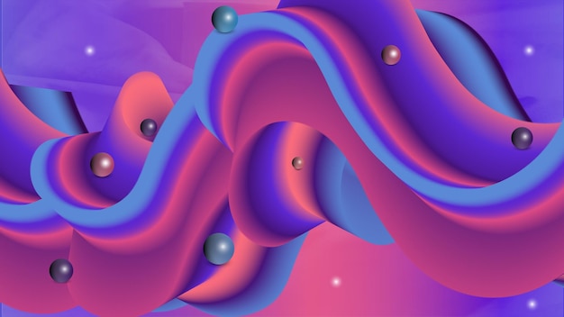 Vector modern fluid background design