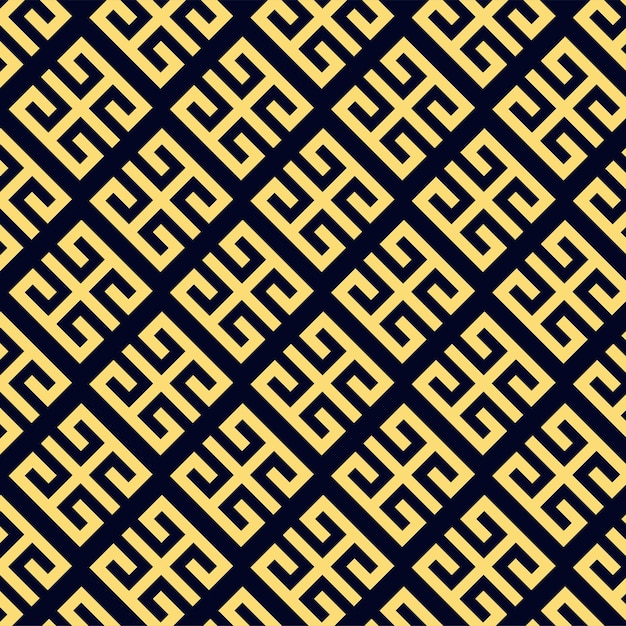 Vector modern geometric seamless pattern