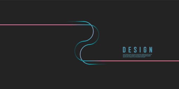 Vector modern gradient bright color geometric background abstract website landing page with circles