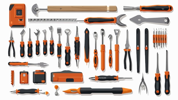 Vector modern graphic design tools vector illustration