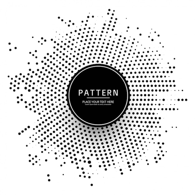 Vector modern halftone dotted background