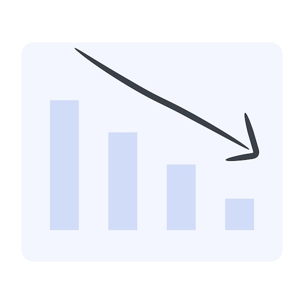 Vector modern icon of data analysis in flat style 