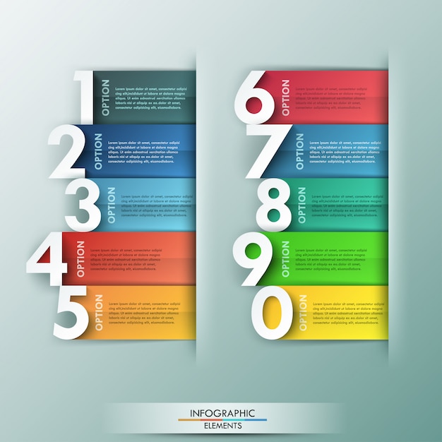 Vector modern infographics options banner 
