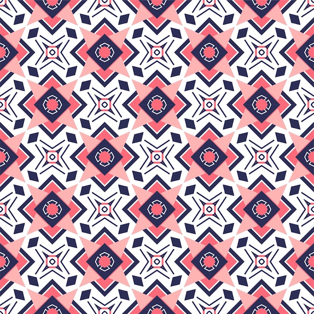 Vector modern pattern ornament. abstract shape seamless design ready for print