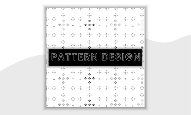 Vector modern and professional pattern design template with vector file