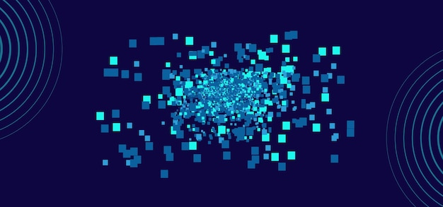 Vector modern technology board