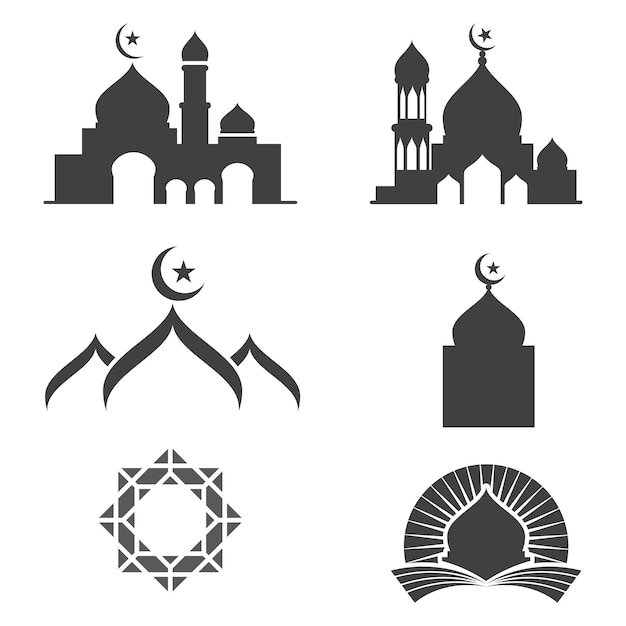 Vector mosque vector icon illustration design