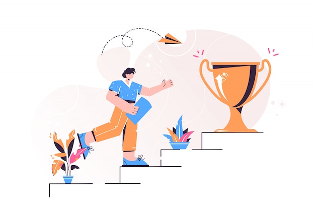 Vector move up motivation